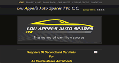 Desktop Screenshot of louappels.co.za